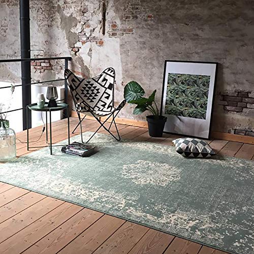 FRAAI | Home & Living Teppich Vintage - Wonder Grün 140x190cm - Synthetik, Polypropylen - Kurzflor - Antik, Vintage - Klassik, Orientalisch - Wohnzimmer, Esszimmer, Schlafzimmer - Carpet von FRAAI | Home & Living