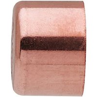 Frabo 5000 Kupfer Lötfitting Kappe i, 15mm, DVGW, Lötkappe RR5301 von FRABO