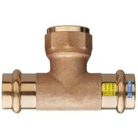 Frabo - Pressfitting Kombi T-Stück mit Innengewinde, 15 x 1/2 x 15mm, Gas Wasser, v Kontur von FRABO