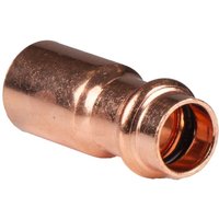 Kupfer Pressfitting Reduzierstück 22 x 15 mm V+M-Kontur dvgw von FRABO