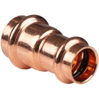 Kupfer Pressfitting Reduzierstück 22 x 18 mm V+M-Kontur dvgw von FRABO