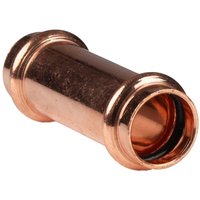 Kupfer Pressfitting Schiebemuffe 22 mm V+M-Kontur dvgw von FRABO