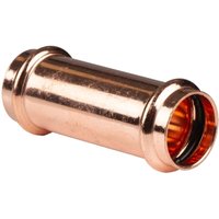 Kupfer Pressfitting Schiebemuffe 28 mm V+M-Kontur dvgw von FRABO