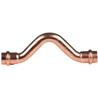 Kupfer Pressfitting Überbogen 15 mm V+M-Kontur dvgw von FRABO