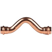 Kupfer Pressfitting Überbogen 22 mm V+M-Kontur dvgw von FRABO