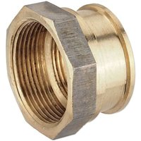 Rotguss Gewindefitting-Reduktionsmuffe 1 1/2'' IG x 1 1/4'' IG von FRABO
