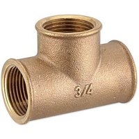 Rotguss Gewindefitting-T-Stück 3/4'' IG x 3/4'' IG x 3/4'' IG von FRABO