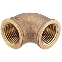 Rotguss Gewindefitting-Winkel 90° - 1/2'' IG x 1/2'' IG von FRABO