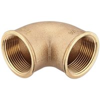 Rotguss Gewindefitting-Winkel 90° - 1 1/4'' IG x 1 1/4'' IG von FRABO