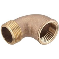 Rotguss Gewindefitting-Winkel 90° - 1'' IG x 1'' AG von FRABO