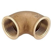 Rotguss Gewindefitting-Winkel 90° - 3/4'' IG x 3/4'' IG von FRABO