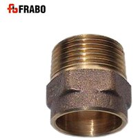 Übergangsnippel I/AG, Lötfitting aus Rotguss, 15mm x 3/8, Trinkwasser Fitting von FRABO