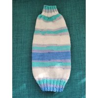 Letzte Hundepullover. Handgestrickt. Brust 40-45cm Länge 39cm von FRAGGLESTHREADS