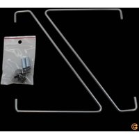 [NEUWERTIG] B-Ware Frama Shelf Library D20 Regalhalter Edelstahl Wandregal Bücherregal 2er Set von FRAMA