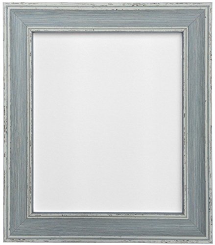 FRAMES BY POST Scandi Bilderrahmen mit weißer Rückwand, Kunststoff, 91 x 61 cm, Blau von FRAMES BY POST