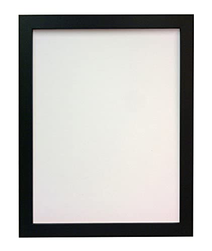 FRAMES BY POST Bastel-Bilderrahmen schwarz matt 45x30 cm Kunststoffglas von FRAMES BY POST