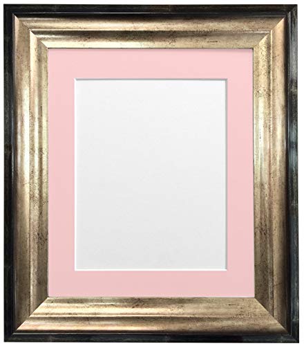 FRAMES BY POST Bilderrahmen, 35,6 x 27,9 cm, mit pinkem Passepartout, Bildgröße A4 von FRAMES BY POST