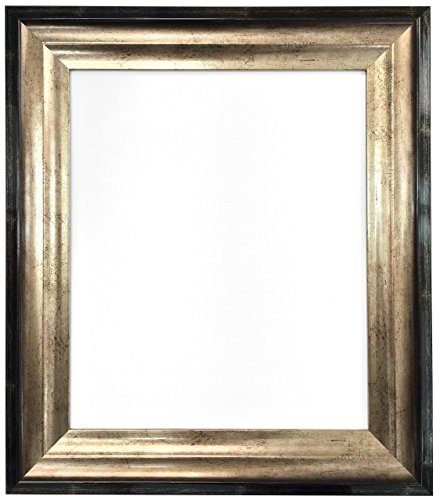 FRAMES BY POST Bilderrahmen, Kunststoff, schwarz/Gold, 45 x 30 cm von FRAMES BY POST