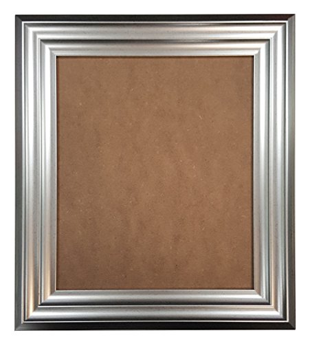 FRAMES BY POST Bilderrahmen, Plastik, matt silberfarben, 10 x 4 Inch von FRAMES BY POST