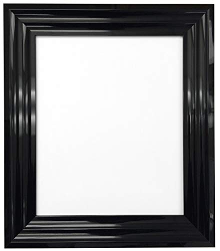 FRAMES BY POST Bilderrahmen, Plastik, schwarz glänzend, 10 x 4 Inch von FRAMES BY POST