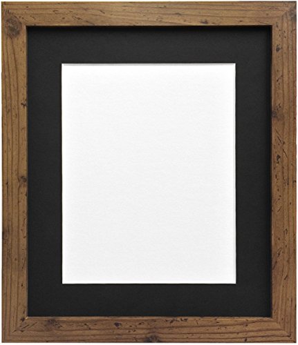 FRAMES BY POST Bilderrahmen aus Eichenholz mit schwarzem Passepartout, 25 mm breit, H7, für Bildgröße A4, Kunststoffglas, 25 mm breit, A3 FRAMES BY POST Bilderrahmen aus Eichenholz mit schwarzem Passepartout, 25 mm breit, H7, für Bildgröße A4, Kunststoffglas, 25 mm breit, A3 von FRAMES BY POST