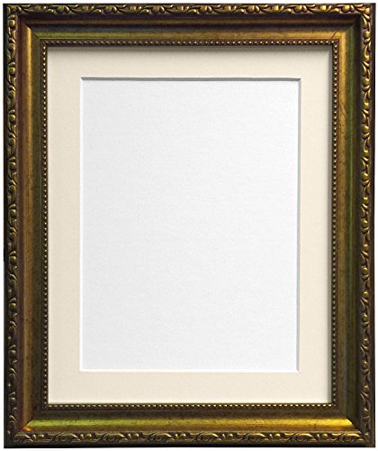 FRAMES BY POST Bilderrahmen im Shabby-Chic-Look, Plastik, Gold, 12 x 12 Image Size 10 x 10 Inches von FRAMES BY POST