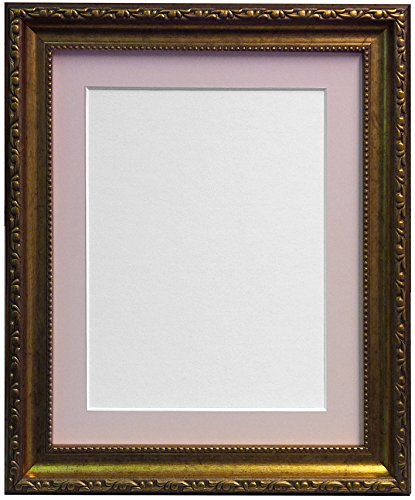 FRAMES BY POST Bilderrahmen im Shabby-Chic-Look, Plastik, Gold, 20 x 16 Image Size 16 x 12 Inches (Plastic Glass) von FRAMES BY POST