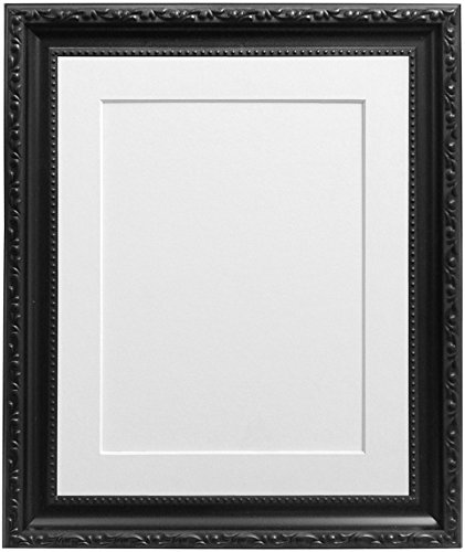 FRAMES BY POST Bilderrahmen im Shabby-Chic-Look, Plastik, Schwarz, 14 x 11 Image Size 10 x 8 Inches von FRAMES BY POST