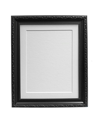 FRAMES BY POST Bilderrahmen im Shabby-Chic-Look, Plastik, Schwarz, 40 x 40 cm Image Size 12 x 12 Inches von FRAMES BY POST