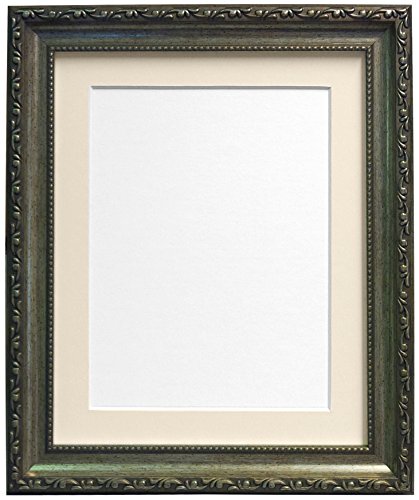 FRAMES BY POST Bilderrahmen im Shabby-Chic-Look, Plastik, Silber, 16 x 12 Image Size 12 x 10 Inches von FRAMES BY POST