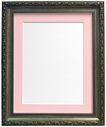 FRAMES BY POST Bilderrahmen im Shabby-Chic-Look, Plastik, Silber, A3 Image Size A4 von FRAMES BY POST