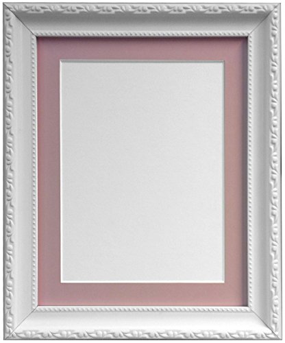 FRAMES BY POST Bilderrahmen im Shabby-Chic-Look, Plastik, weiß, 12 x 12 Image Size 10 x 10 Inches von FRAMES BY POST