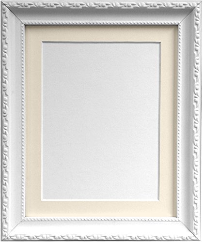 Frames by Post Bilderrahmen im Shabby-Chic-Look, Plastik, weiß, 20 x 16 Inches Image Size A3 (Plastic Glass) von FRAMES BY POST
