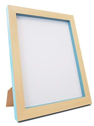 FRAMES BY POST MAGNUSBEETLBLUE128 Bilderrahmen, Beech/Teal Blue, 12 x 8-Inch von FRAMES BY POST