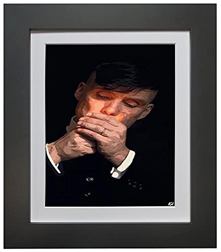 FRAMES BY POST Peaky Blinders Thomas Shelby Lighting Up Gerahmter Kunstdruck von FRAMES BY POST