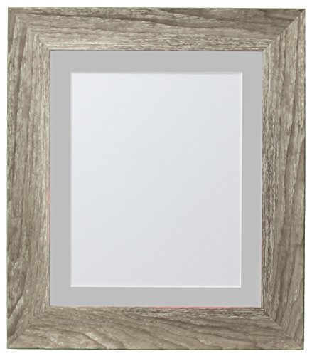 FRAMES BY POST FBPHYGGEGREYASHLGREYMT1812148 Hygge Bilderrahmen, Kunststoff, Graue Esche, 18 x 12 Image Size 14 x 8 Inches von FRAMES BY POST