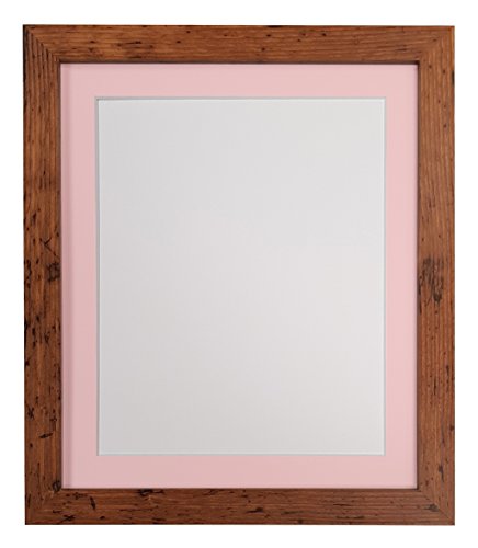 FRAMES BY POST Rahmen, Holz, Rosa Passepartout, 40 x 50 cm for Image Size 16 x 12 inch von FRAMES BY POST