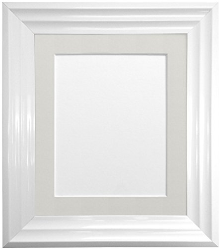 FRAMES BY POST Rahmen, Plastik, hellgrau, 45x30cm Pic Size 14"x8" von FRAMES BY POST