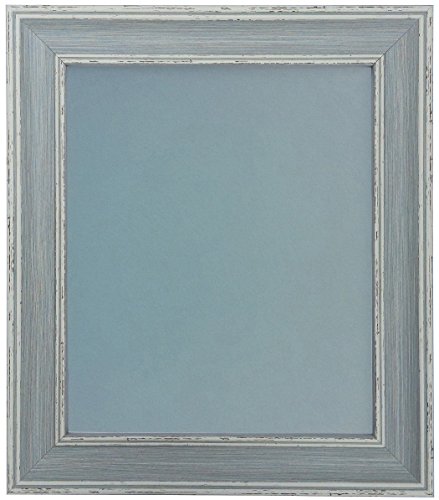 FRAMES BY POST Scandi Bilderrahmen mit blauer Rückwand, 15,2 x 10,2 cm, Blau von FRAMES BY POST