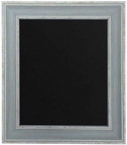 FRAMES BY POST Scandi Bilderrahmen, Kunststoff, 61 x 45,7 cm, mit schwarzer Rückwand, Used-Look, Blau von FRAMES BY POST