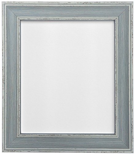 FRAMES BY POST Scandi Bilderrahmen mit weißer Rückwand, 17,8 x 12,7 cm, Blau von FRAMES BY POST