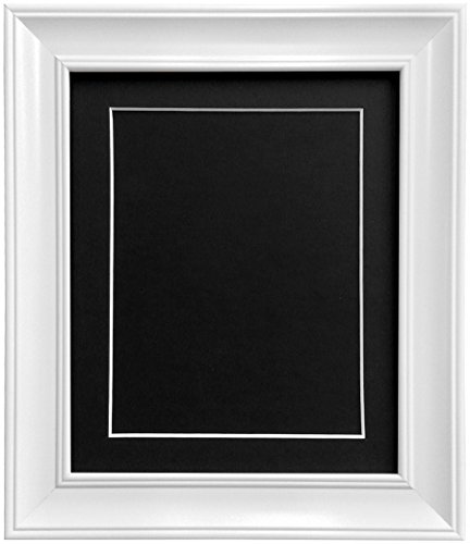 FRAMES BY POST Scandi Vintage Bilderrahmen, mit schwarzem Passepartout und Rückwand, 40 x 50 cm, für Bildgröße A3, Weiß FRAMES BY POST Scandi Vintage Bilderrahmen, mit schwarzem Passepartout und Rückwand, 40 x 50 cm, für Bildgröße A3, Weiß von FRAMES BY POST