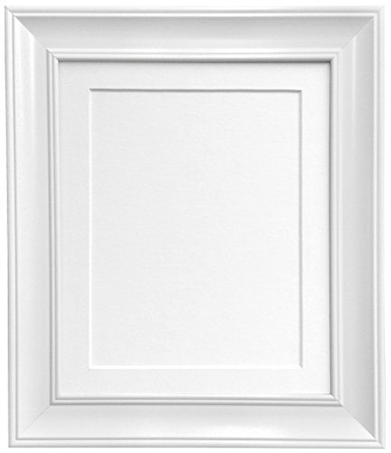 FRAMES BY POST Scandi Vintage Bilderrahmen mit weißem Passepartout und Rückwand, 40 x 50 cm, für Bildgröße 38,1 x 25,4 cm, Weiß FRAMES BY POST Scandi Vintage Bilderrahmen mit weißem Passepartout und Rückwand, 40 x 50 cm, für Bildgröße 38,1 x 25,4 cm, Weiß von FRAMES BY POST