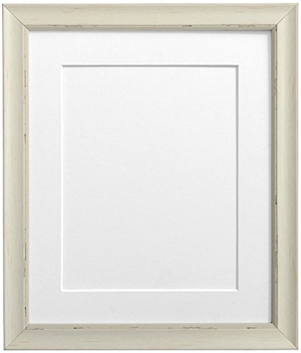 Frames By Post Nordic Pale Grau Bilderrahmen mit weißem Passepartout, grau, A3; Bildgröße: A4 von FRAMES BY POST