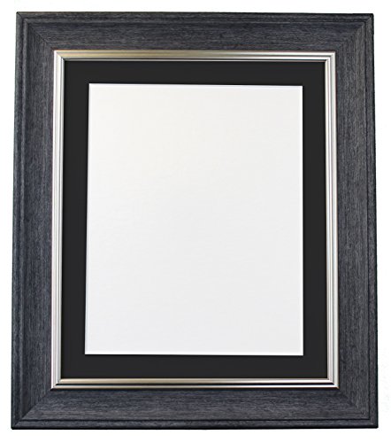 Frames by Post Scandi Vintage-Bilderrahmen, Charcoal Grey with Black Mount, 10 x 8 Image Size 7 x 5 Inch Frames by Post Scandi Vintage-Bilderrahmen, Charcoal Grey with Black Mount, 10 x 8 Image Size 7 x 5 Inch von FRAMES BY POST