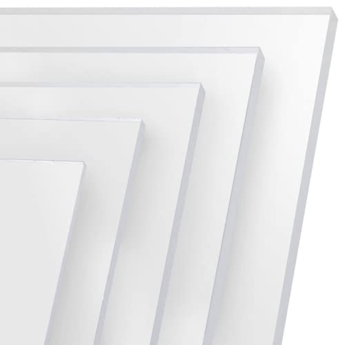 FRAMO Acrylglas Platte 25x76 cm Zuschnitt nach Maß | 2 mm starke hochtransparente Acrylglasplatte, burchfest, UV-beständig in Ihrem Wunschmaß | Acrylglasscheibe beidseitig mit Schutzfolie von FRAMO