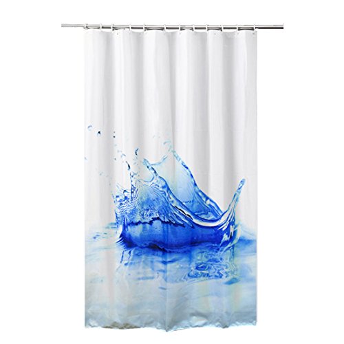 FRANDIS Duschvorhang Polyester 180 x 200 cm Bleu (32) von FRANDIS