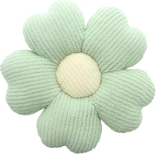 FRANK FLECHTWAREN Blütenkissen Cordsamt, 100% Polyester Maße: Ø 40 cm, ausgefallenen Form, vielseitig einsetzbar von FRANK FLECHTWAREN