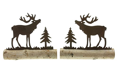 FRANK FLECHTWAREN Deko Wald-Elch, 2er Set, Metall, Holz Maße: 12 x 3 x 15 cm FRANK FLECHTWAREN Deko Wald-Elch, 2er Set, Metall, Holz Maße: 12 x 3 x 15 cm von FRANK FLECHTWAREN