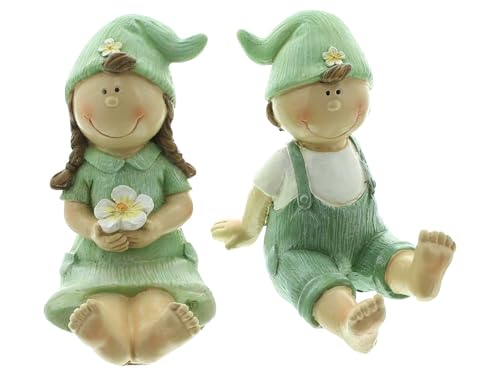 FRANK FLECHTWAREN Figur Mädchen & Junge, 2er Set, Polyresin Maße: Höhe 13 cm FRANK FLECHTWAREN Figur Mädchen & Junge, 2er Set, Polyresin Maße: Höhe 13 cm von FRANK FLECHTWAREN